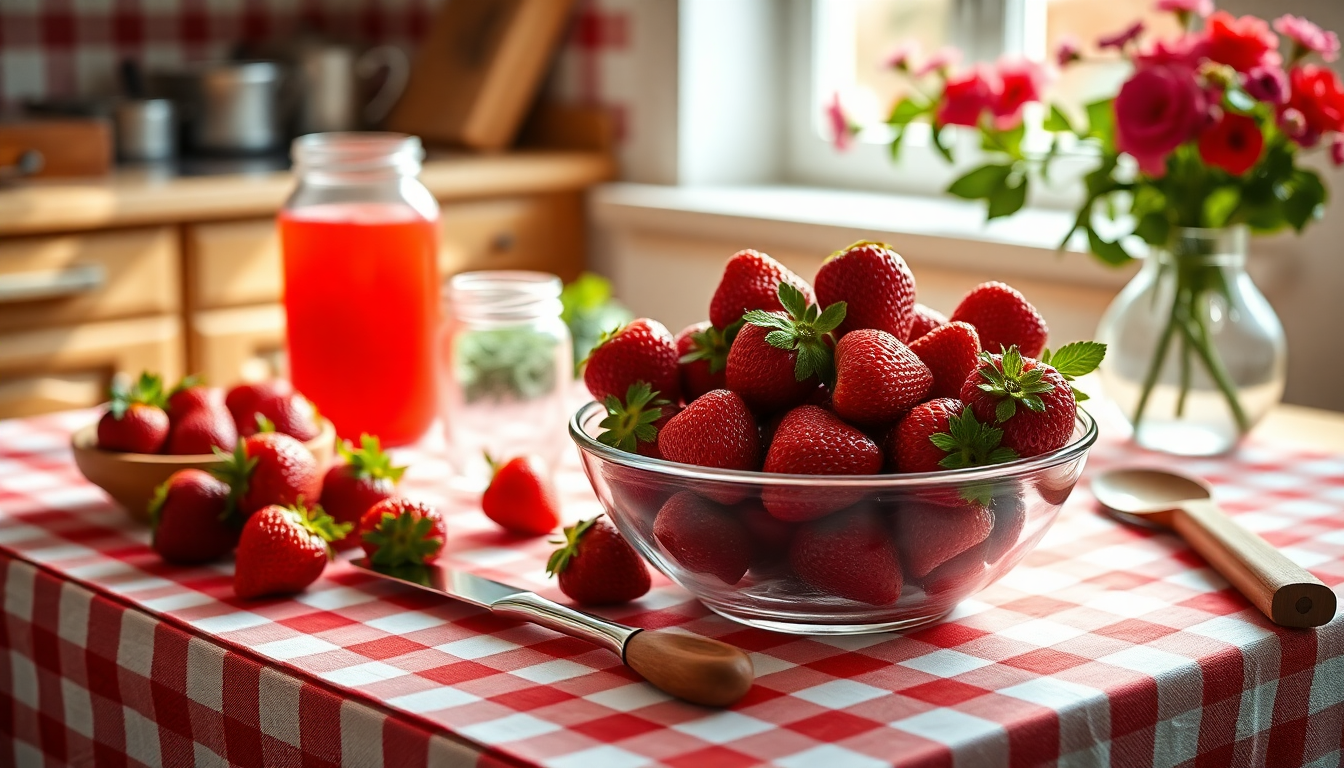 Preparare la marmellata di fragole: un dolce risveglio