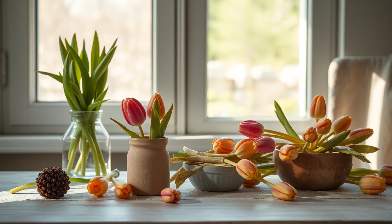Essiccare i tulipani: tecniche e idee per decorazioni durature