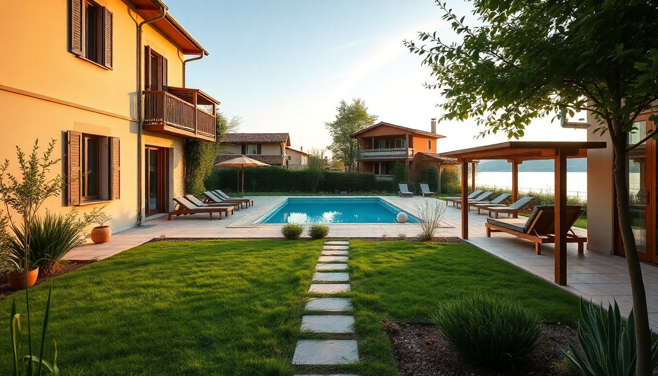 Trilocale con giardino e piscina sul Lago d’Endine: il rifugio a Ranzanico