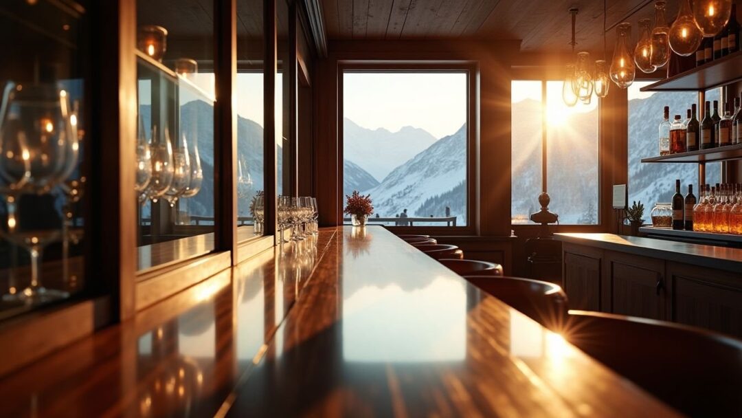 Riqualificazione creativa: il bar di Sestriere che gioca con la percezione