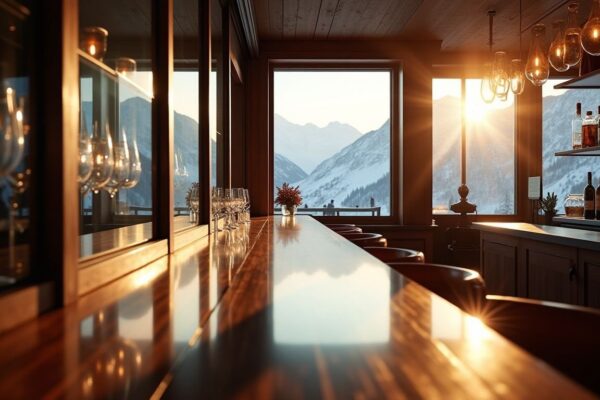 Riqualificazione creativa: il bar di Sestriere che gioca con la percezione