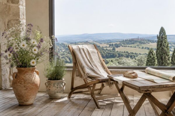 Vendita appartamento con vista panoramica nel centro di Piegaro