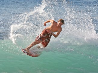 skimboarding