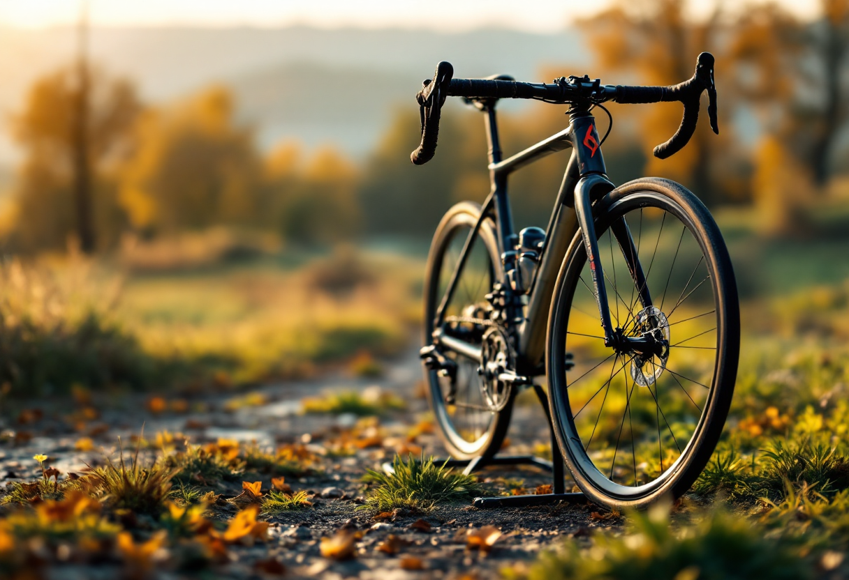 Edoardo Affini in sella durante una competizione ciclistica