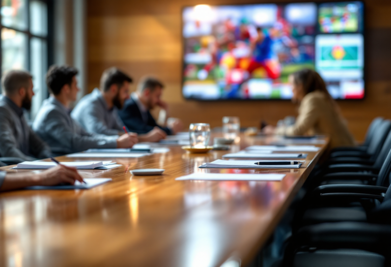 Antonio Martini durante le elezioni Federciclismo Arezzo