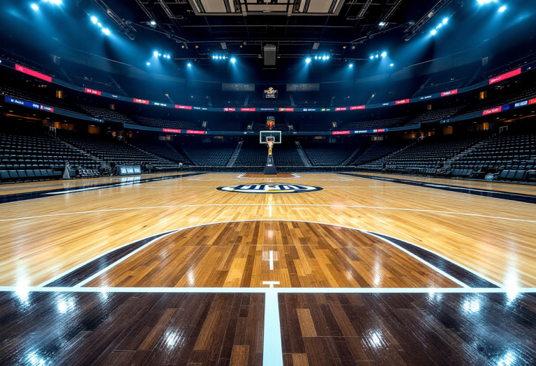 Giocatori del Napoli Basket in azione contro Trento