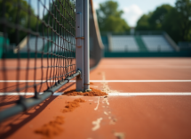 Sinner e Fritz in campo durante la finale ATP Finals