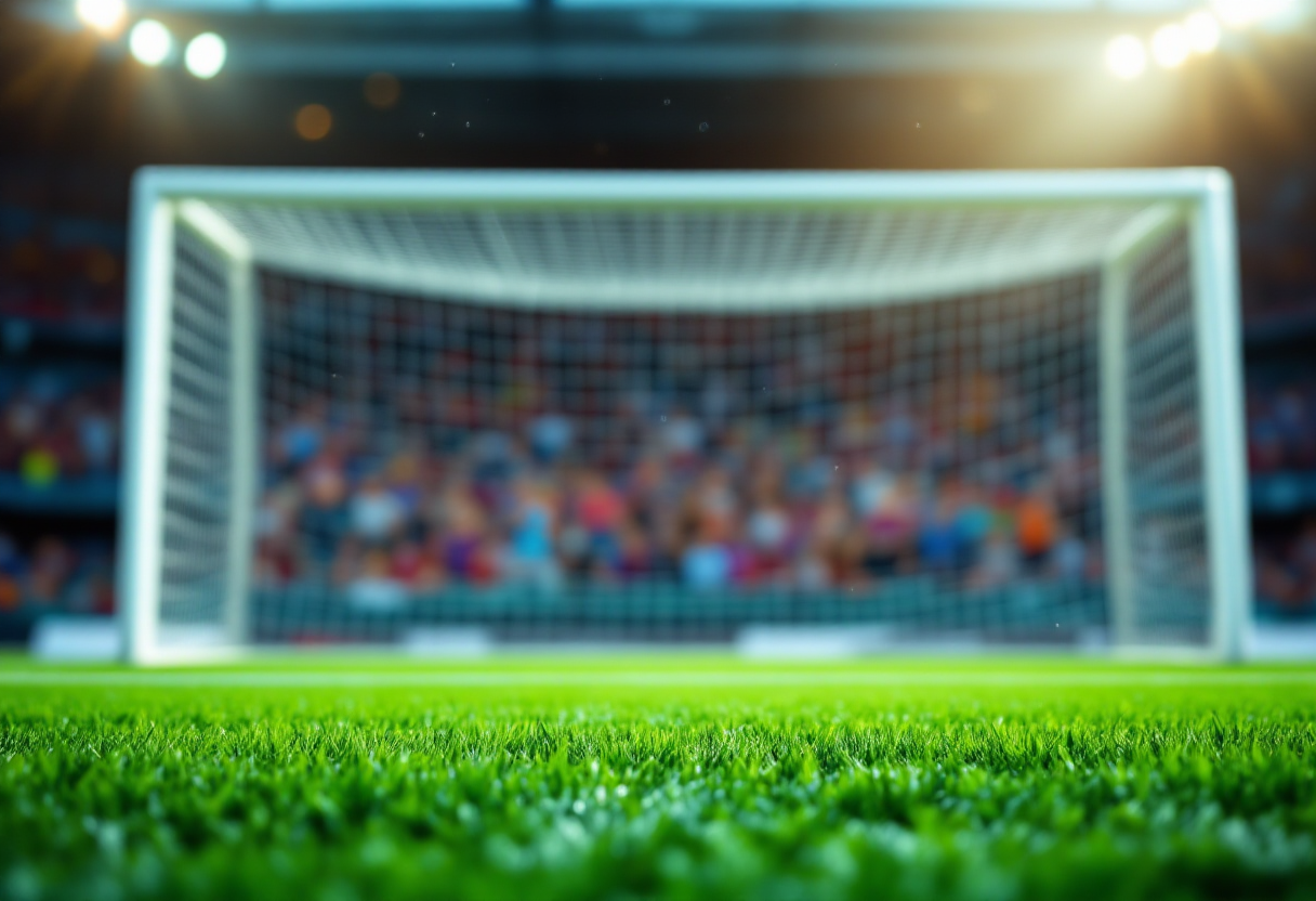 Abdulhamid esulta dopo la vittoria della Roma all'Olimpico