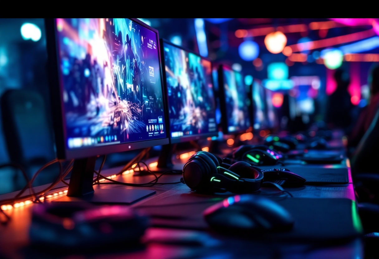 Atleti di esports di Davao in preparazione per i giochi