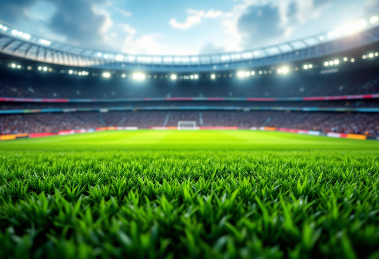 Giocatori del Bayer Leverkusen in allenamento per la Champions League