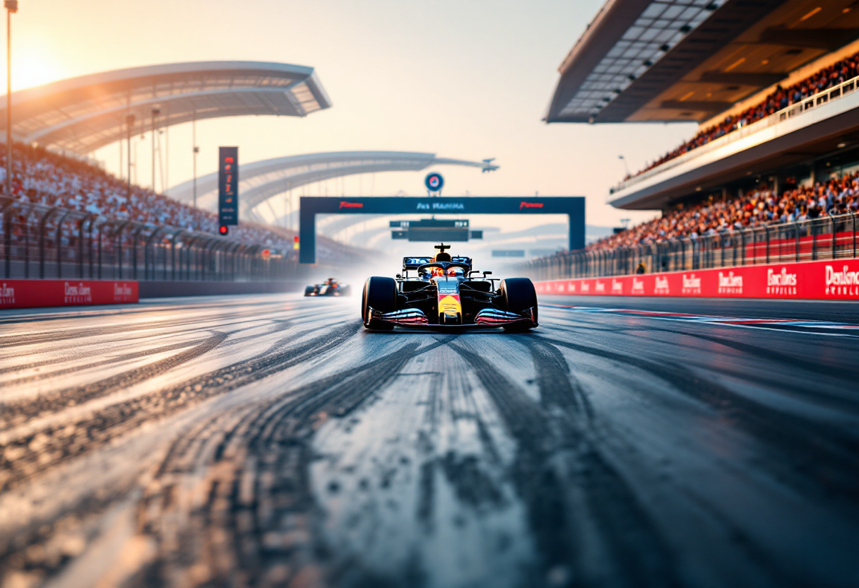 Brad Pitt visita il circuito di Formula 1 ad Abu Dhabi