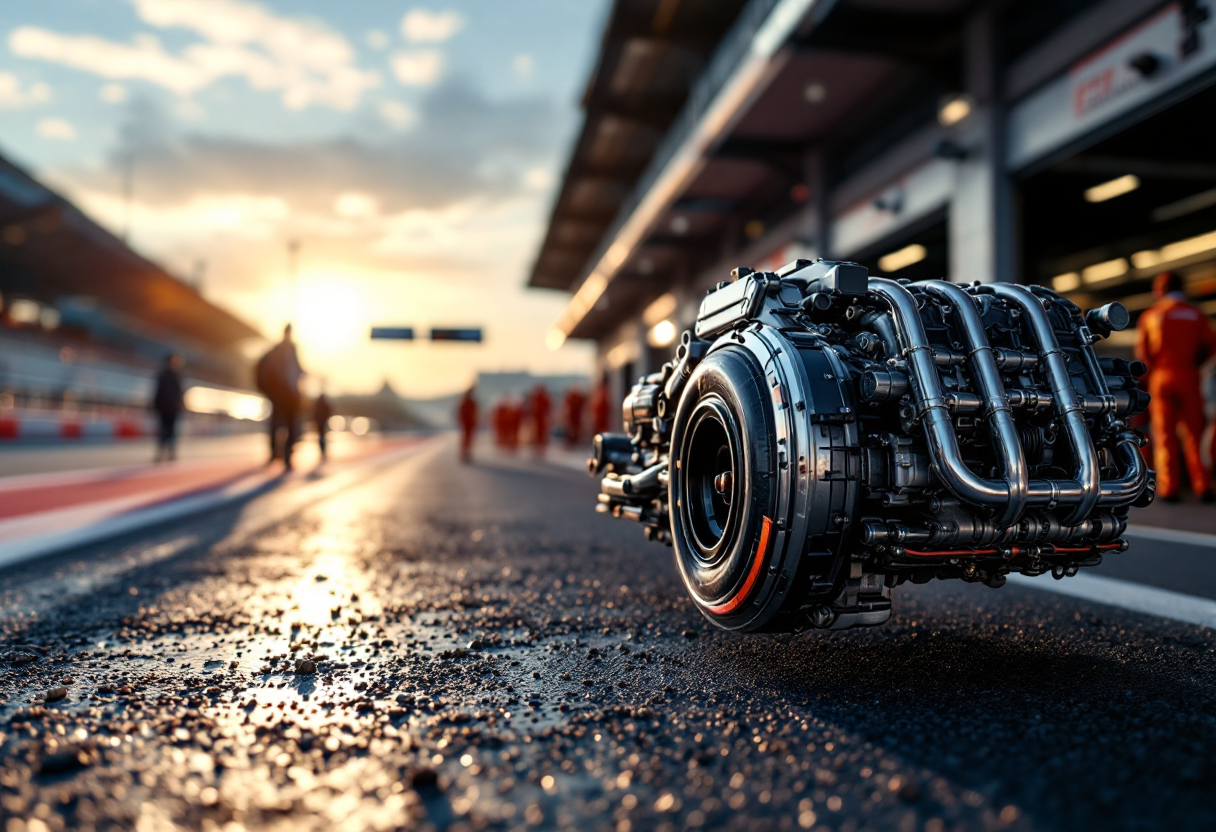 Logo Cadillac e Ferrari in Formula 1