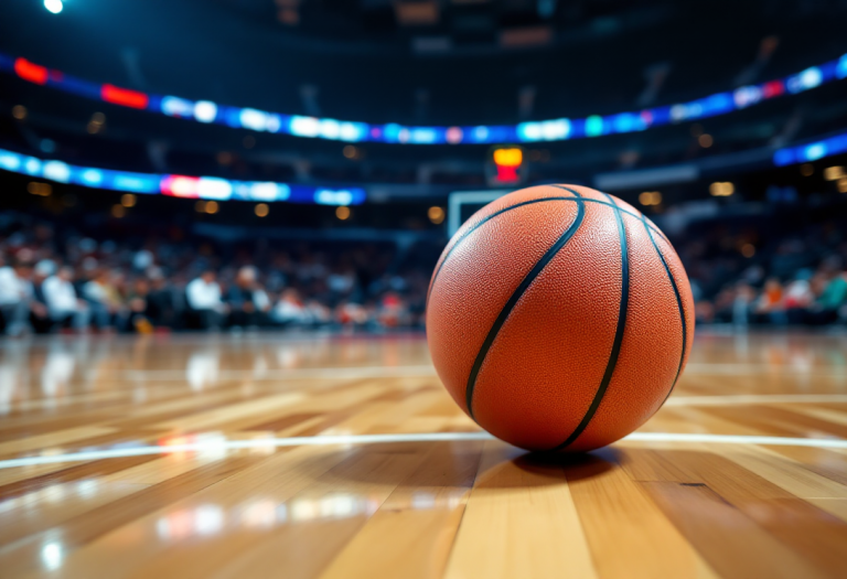 Giocatrici della Dinamo Sassari festeggiano la vittoria