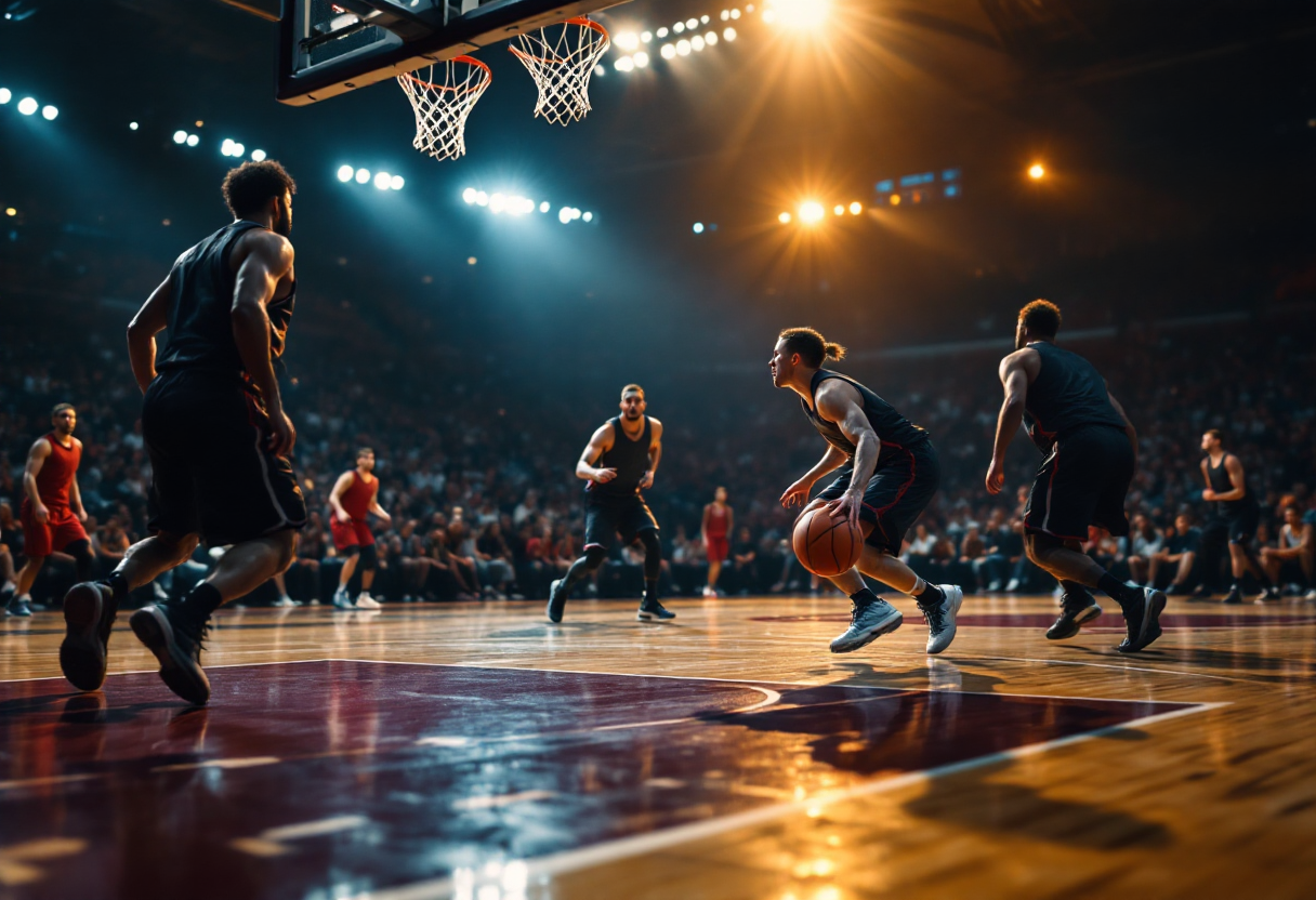 EA7 Emporio Armani Milano celebra la vittoria in Eurolega