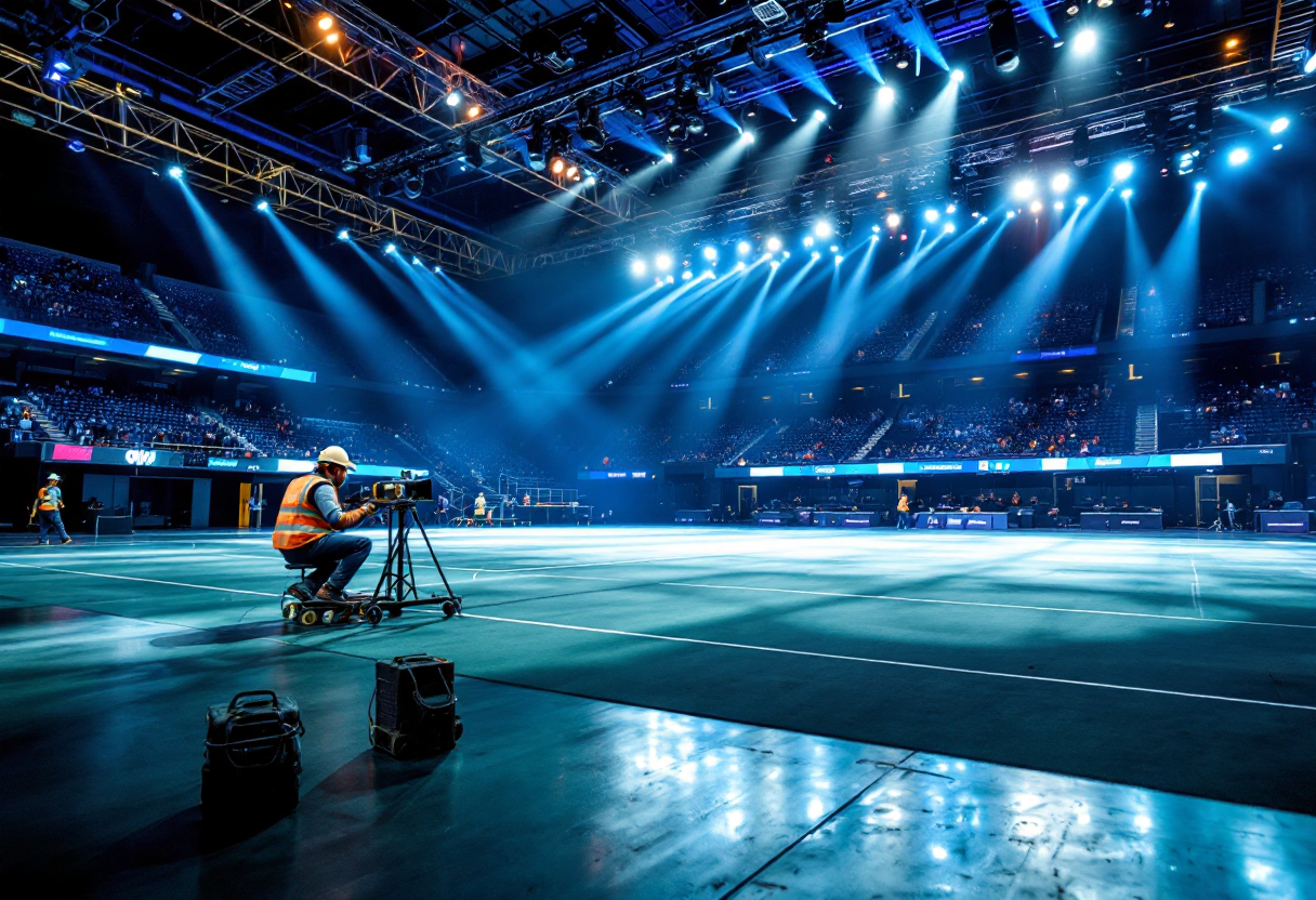 Giocatori di eSports durante la FIFAe World Cup 2024 a Riyadh