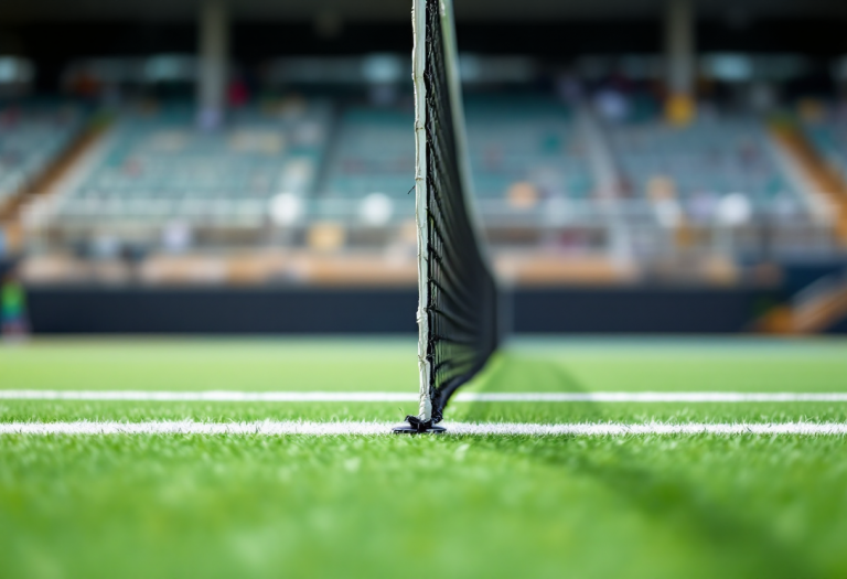 Logo della Coppa Davis con bandiera italiana