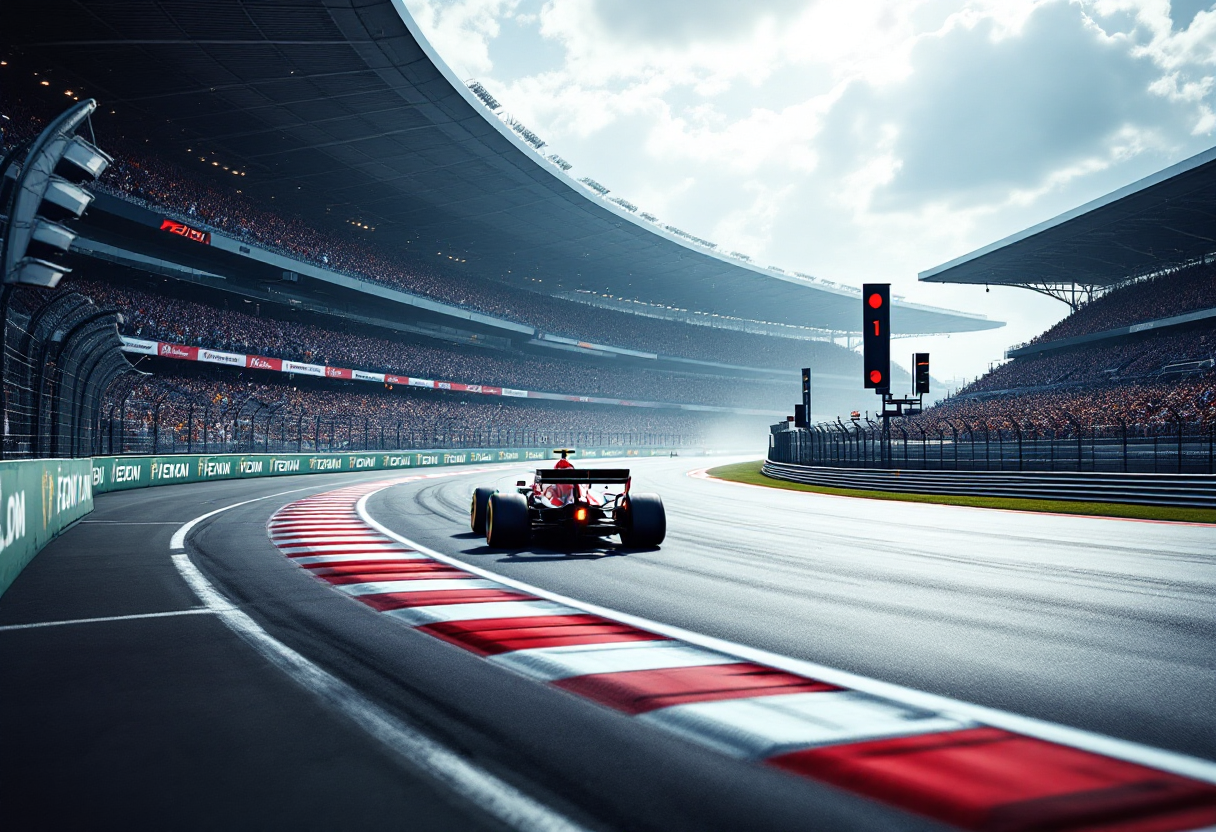 Piloti di Formula 1 in azione ad Abu Dhabi 2024