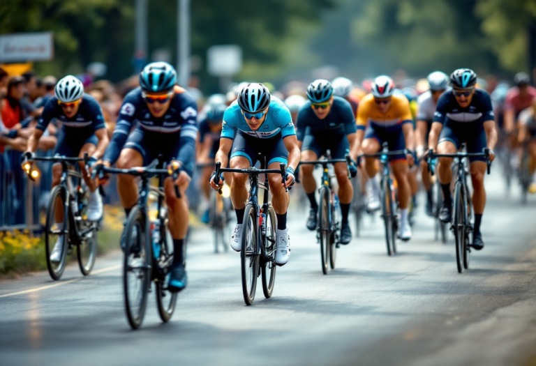 Immagine dell'incidente alla finale dell'Uci Track Champions League 2024