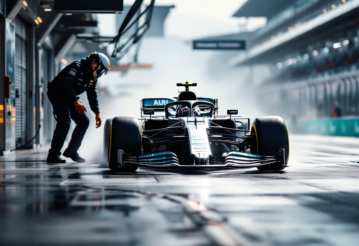 Max Verstappen festeggia la vittoria nel GP del Qatar