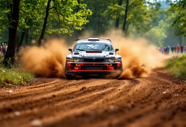 Immagine del Monza Rally Show 2023 con auto in azione