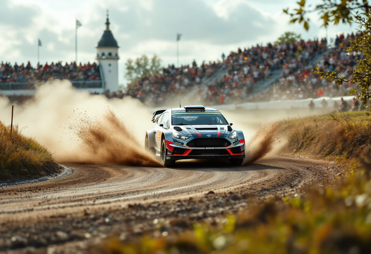 Immagine del Monza Rally Show 2024 con auto da corsa