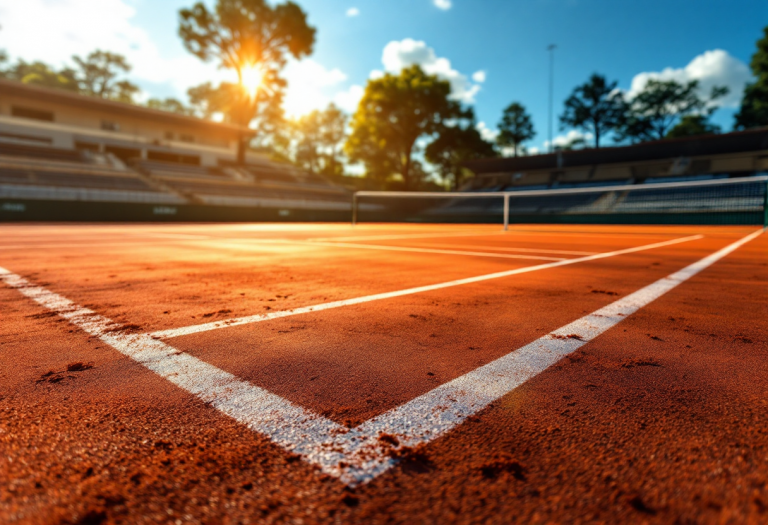 Nicole Fossa Huergo in azione al WTA 125 di Florianopolis