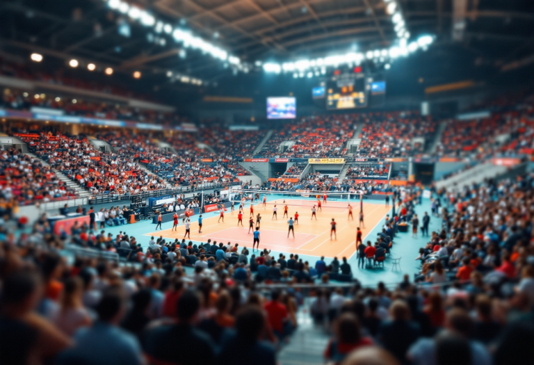 Giovani atleti al torneo di pallavolo KVL a Modena