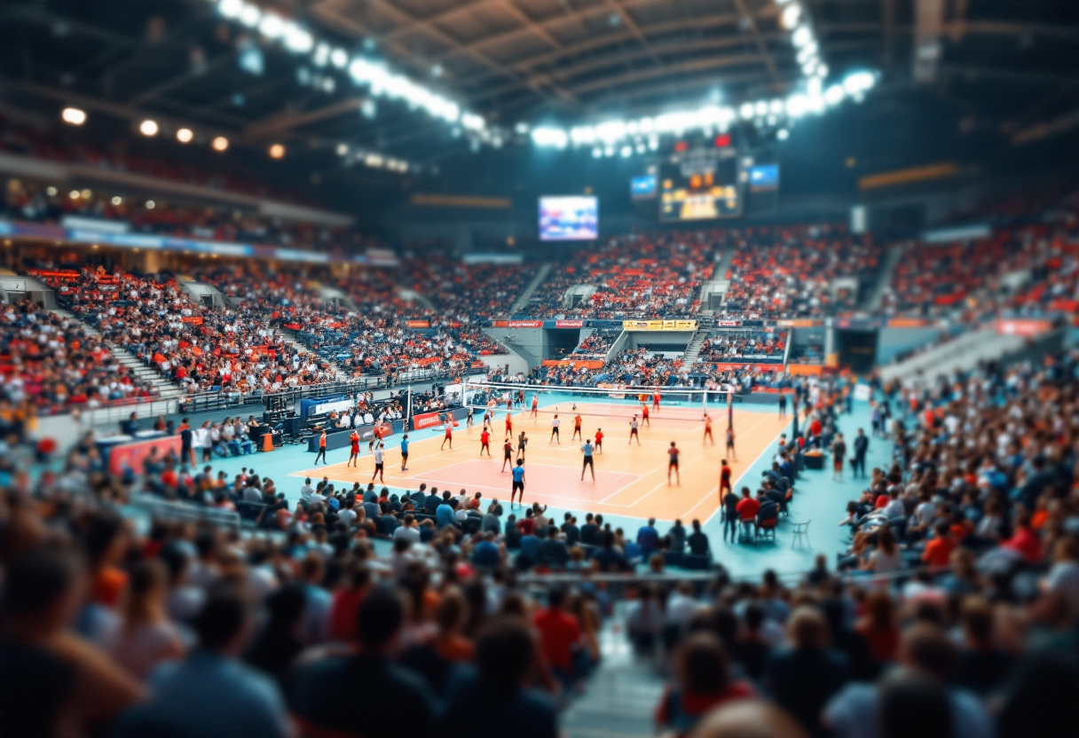 Giovani atleti al torneo di pallavolo KVL a Modena