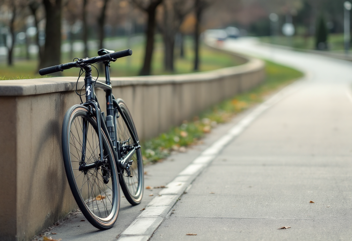 Remco Evenepoel durante il recupero post-incidente di Oetingen