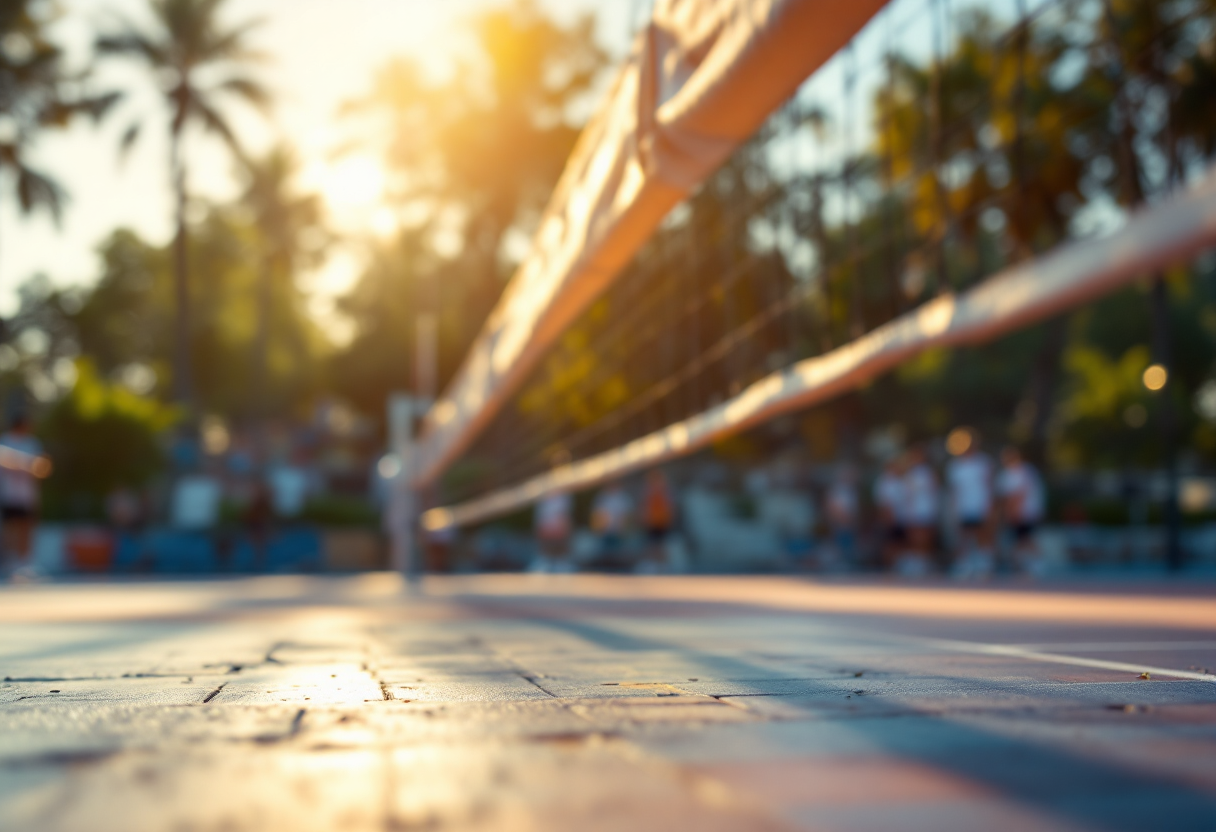 Sabaudia in azione contro Sorrento durante la partita