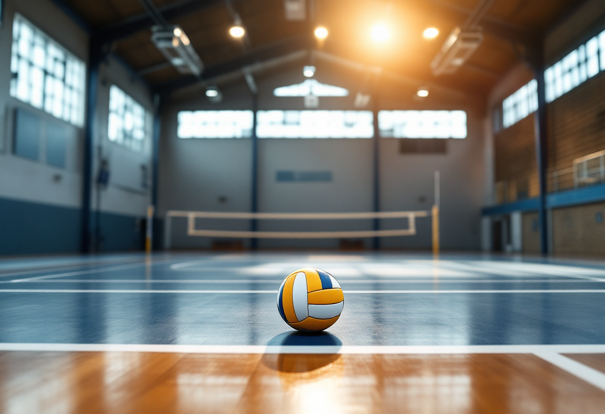 Immagine della sfida UYBA contro Roma Volley per la Coppa Italia