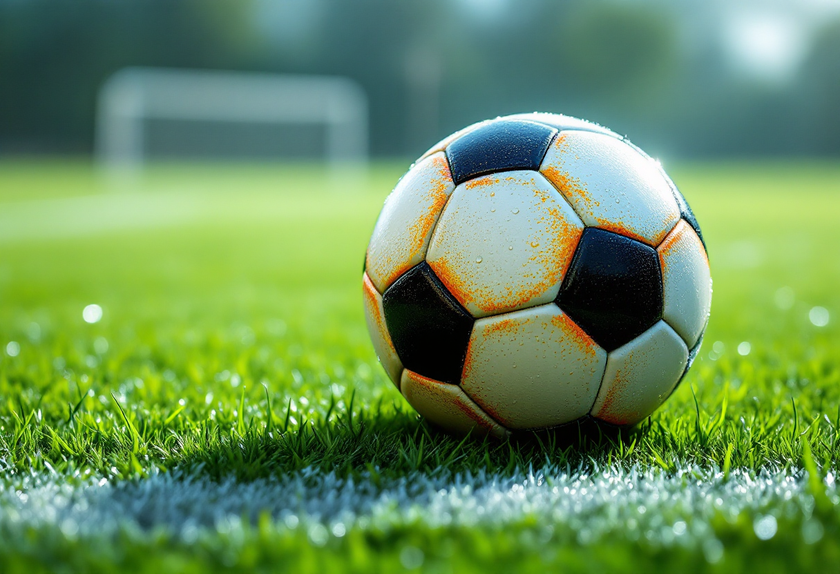 Giocatori di calcio europeo in campo nel 2024