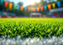 Giocatori della Correggese festeggiano la vittoria