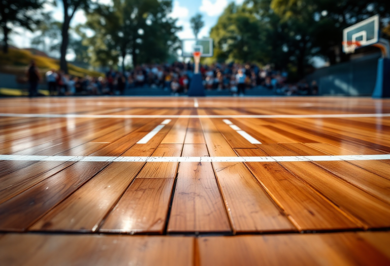 Giocatori del Legnano Basket festeggiano la vittoria nel derby