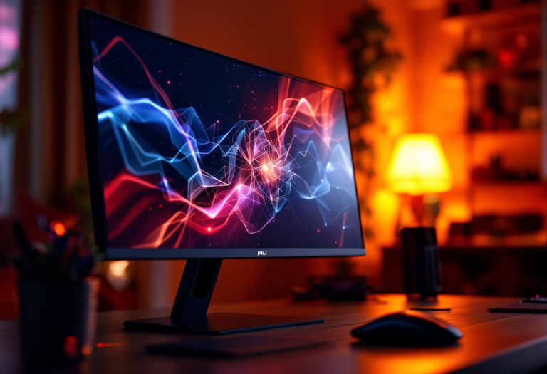 Monitor gaming MSI MAG 27" con prestazioni elevate