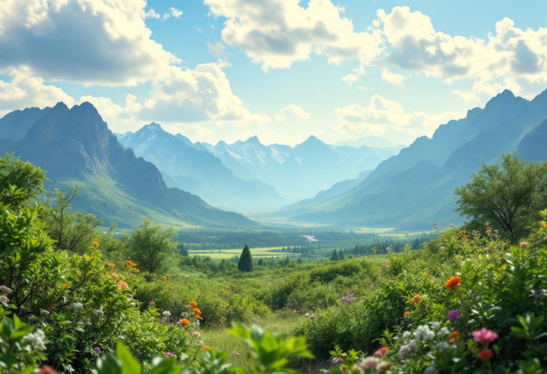 Immagine di Monster Hunter Wilds con creature e paesaggi