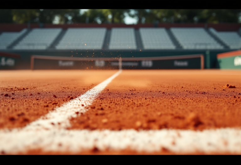 Sinner e Zverev in azione durante una partita di tennis