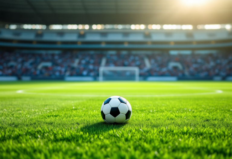 Conceiçao e Leão si abbracciano durante una partita di calcio