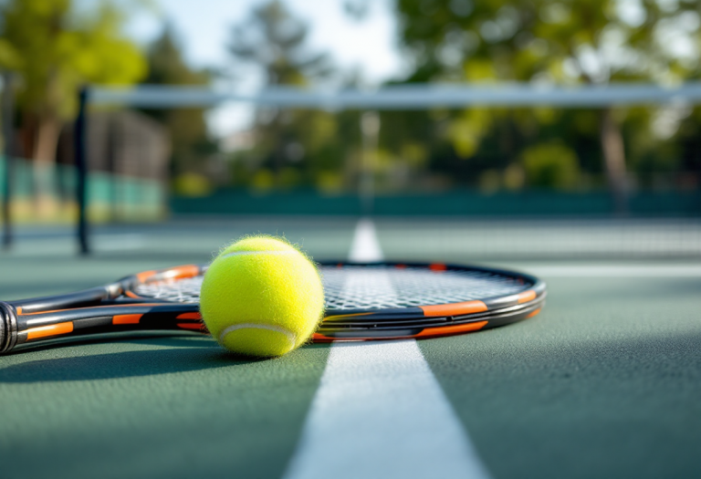 Alexander Zverev Sr durante una sessione di allenamento