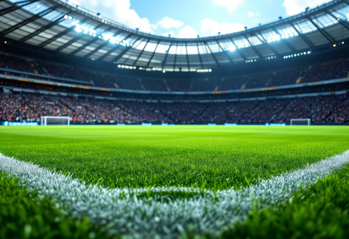 Atalanta e Brugge in campo durante i playoff di Champions League