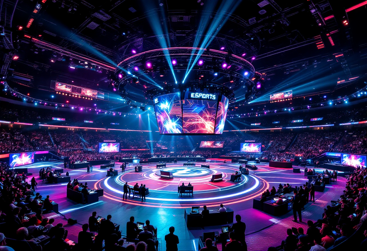 Giocatori di eSports durante il Blast.TV Major a Austin