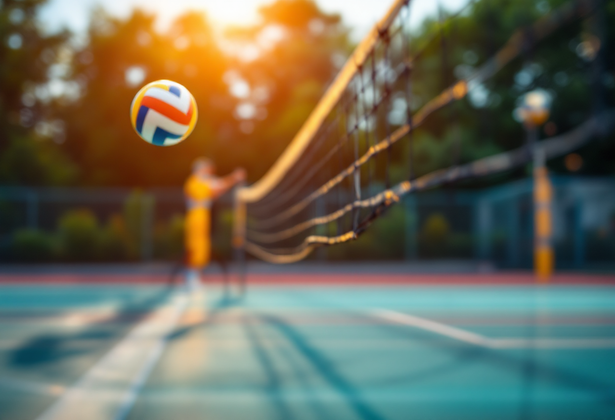 Giocatori CDA Talmassons in azione durante la partita decisiva