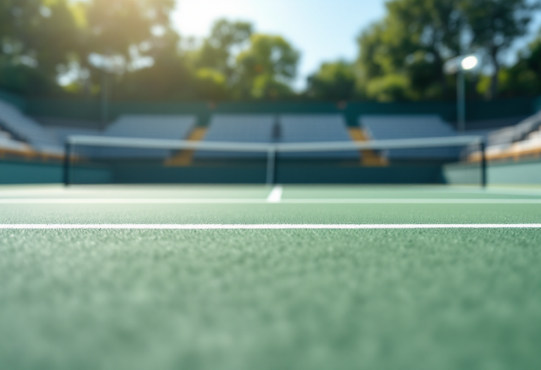 Giocatrice durante l'errore di bandiera al WTA 500 Abu Dhabi