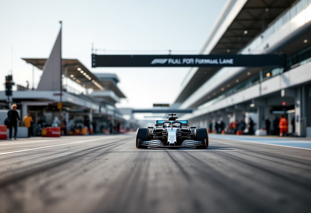Auto di Formula 1 in azione durante la stagione 2025