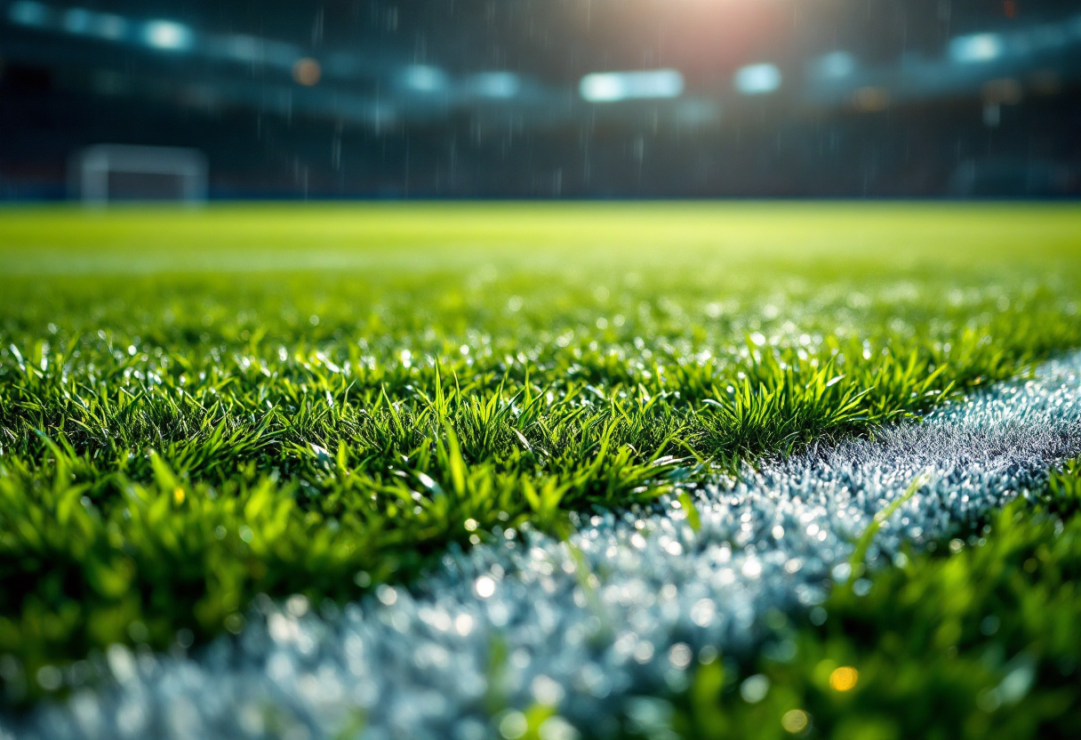 Lautaro Martinez e Thiago Motta in campo durante un litigio