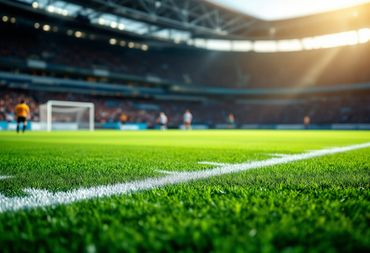 Giocatori del Milan in azione durante una partita emozionante