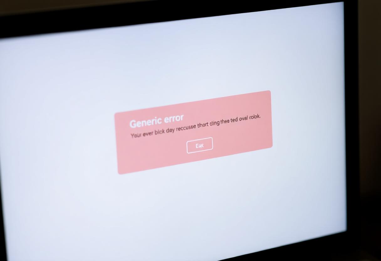 Technical Error Leads to Website Malfunction