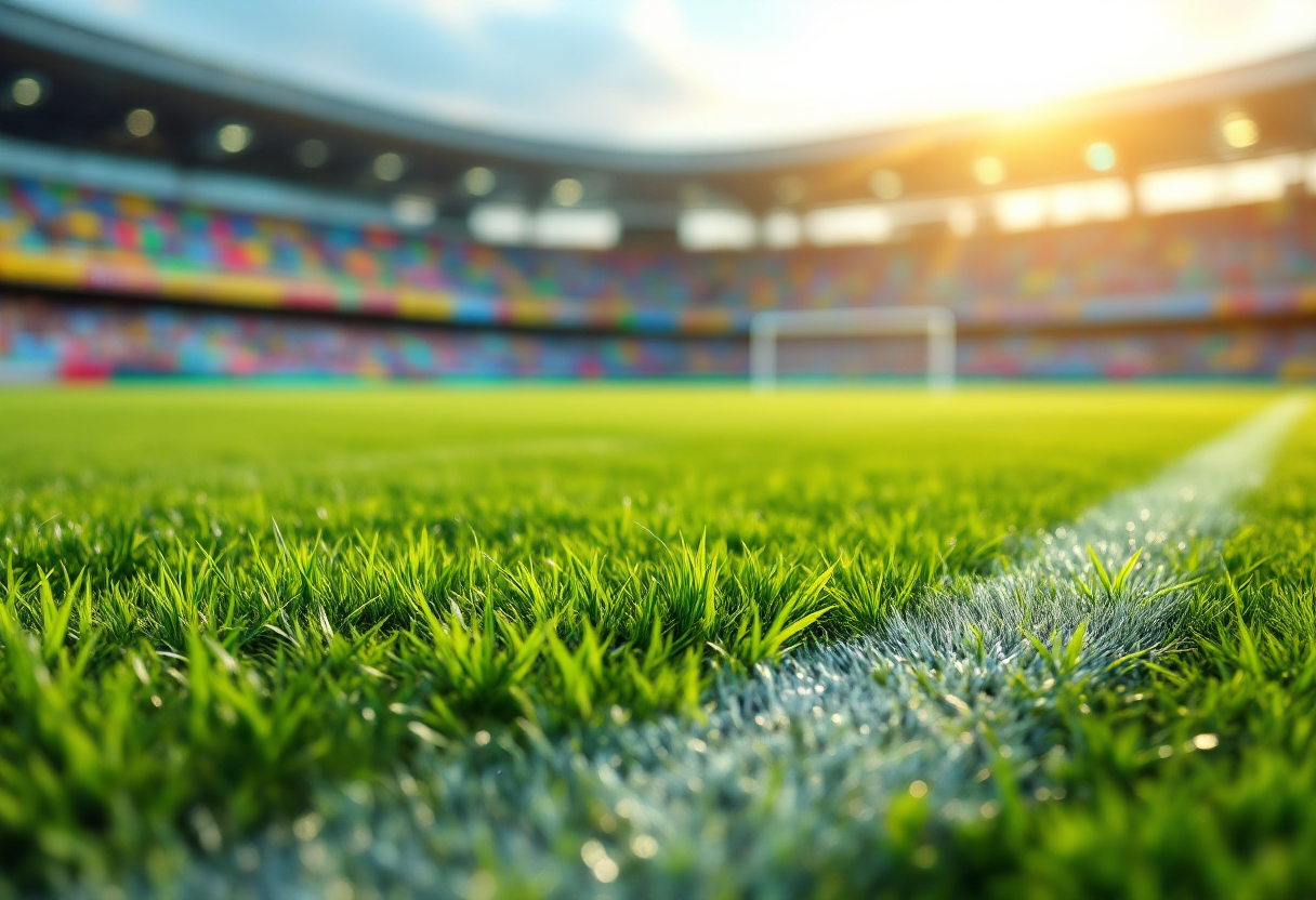 Giocatori di Como ed Empoli in azione durante la partita