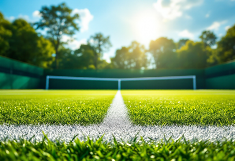 Coleman Wong in azione durante una partita di tennis
