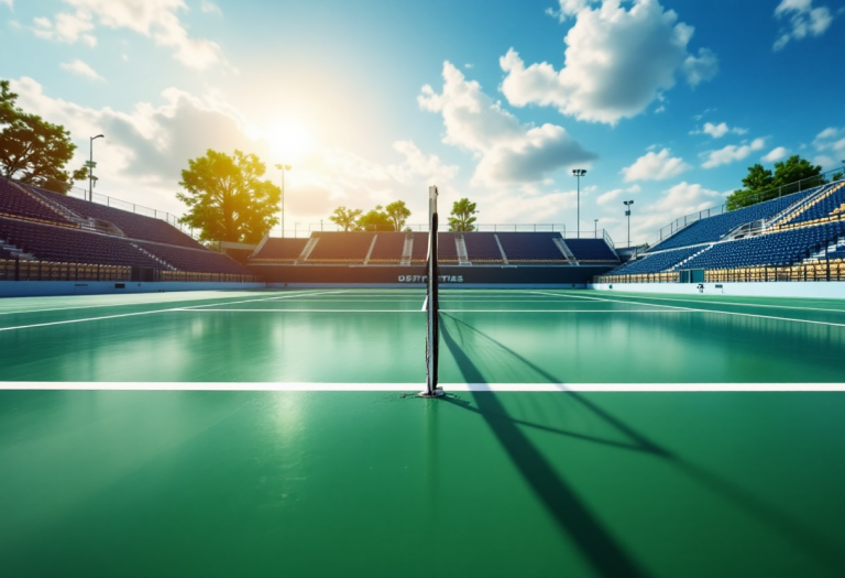 Djokovic e Dimitrov in azione alla semifinale di Miami Open